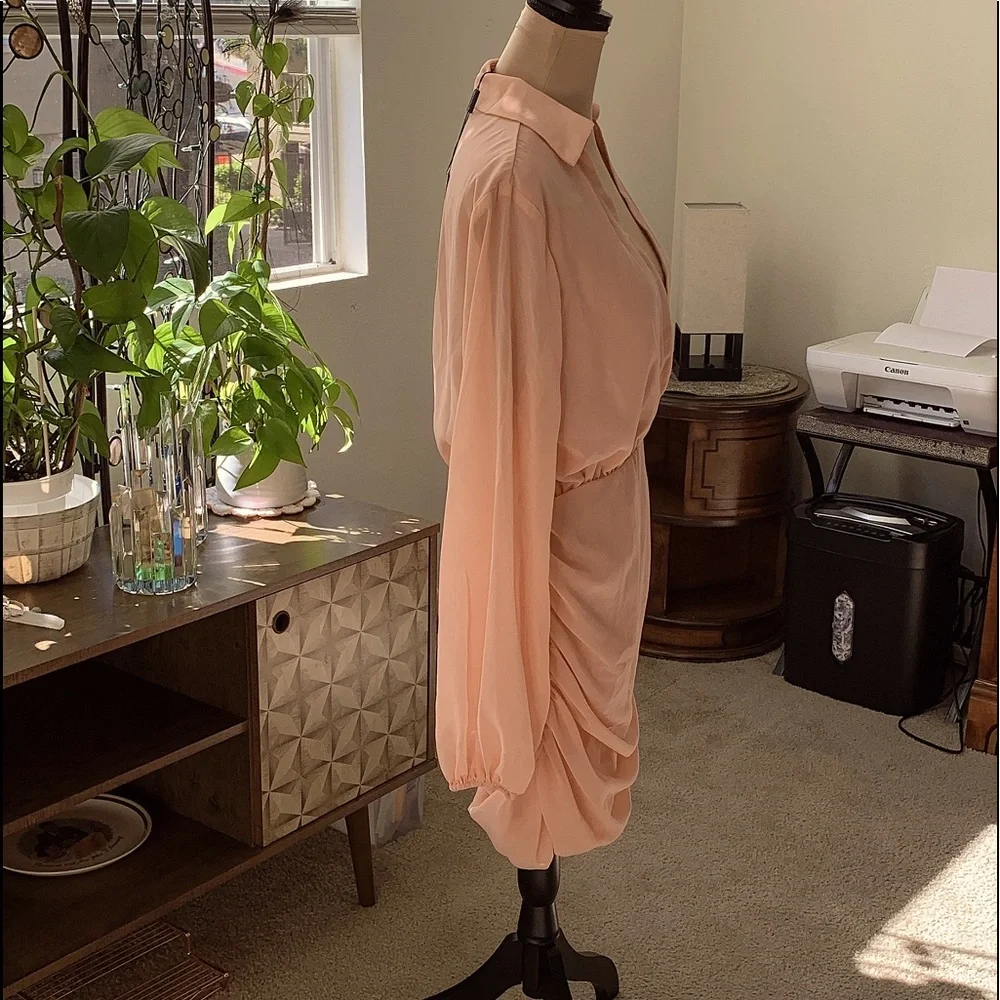 Chiffon fabric dresses Size 10 NWT - Picture 5 of 11